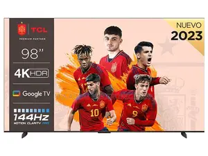 TCL 98” Qled 120hz Hdr10+ Dolby Atmos Smart Remote Tv