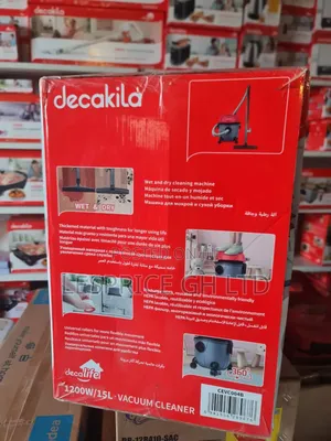 Powerful Decakila 15l Vacuum Cleaner