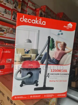 Deep Clean With Decakila 15l Vacuum Cleaner