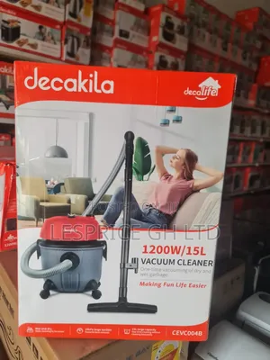 Tackle Stubborn Dirt- Decakila 15l Vacuum Cleaner