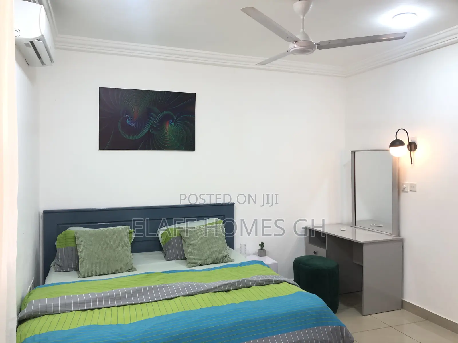 Furnished 2bdrm Apartment in Elaffhomesgh, Adjiriganor for rent