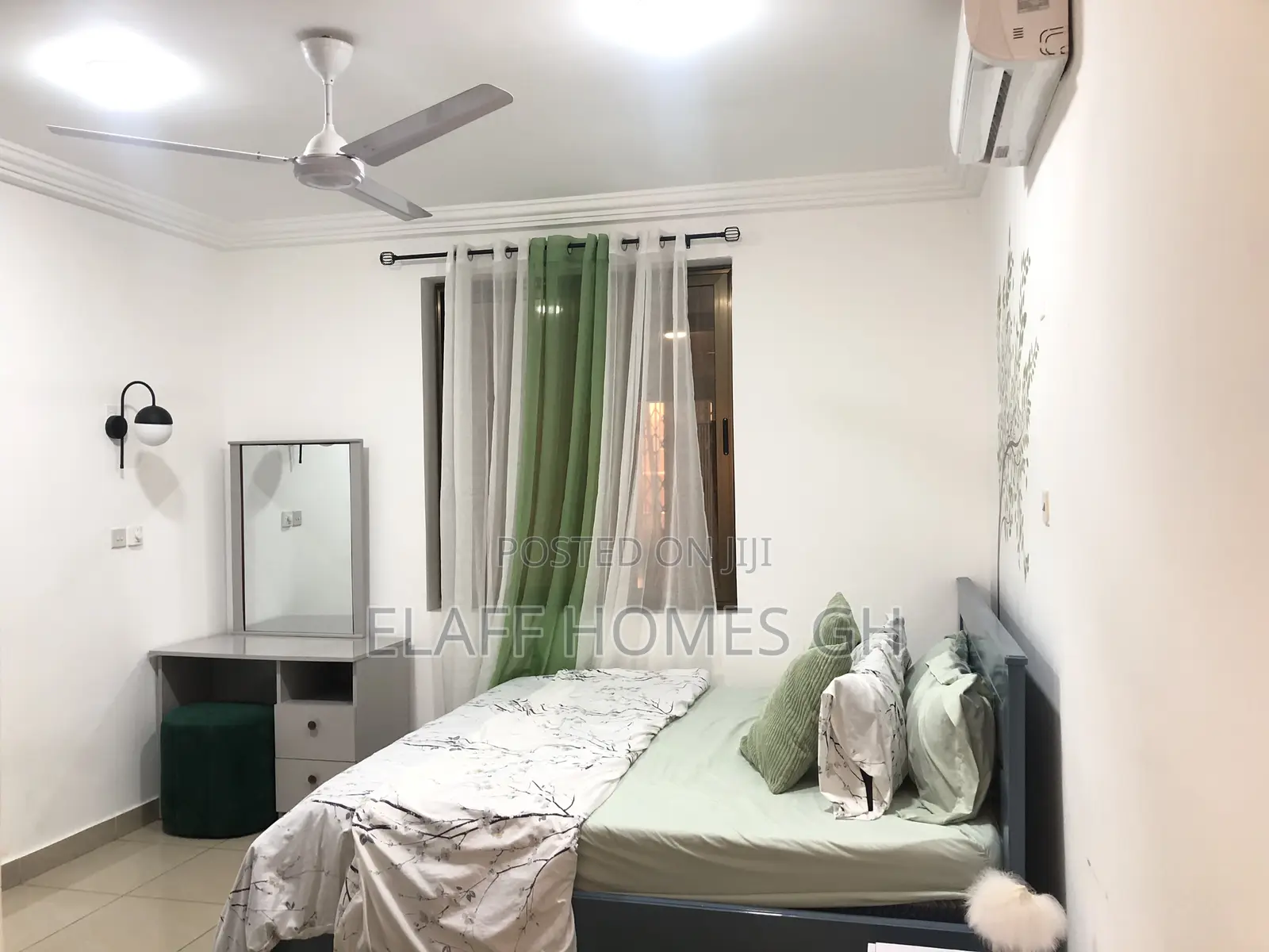 Furnished 2bdrm Apartment in Elaffhomesgh, Adjiriganor for rent