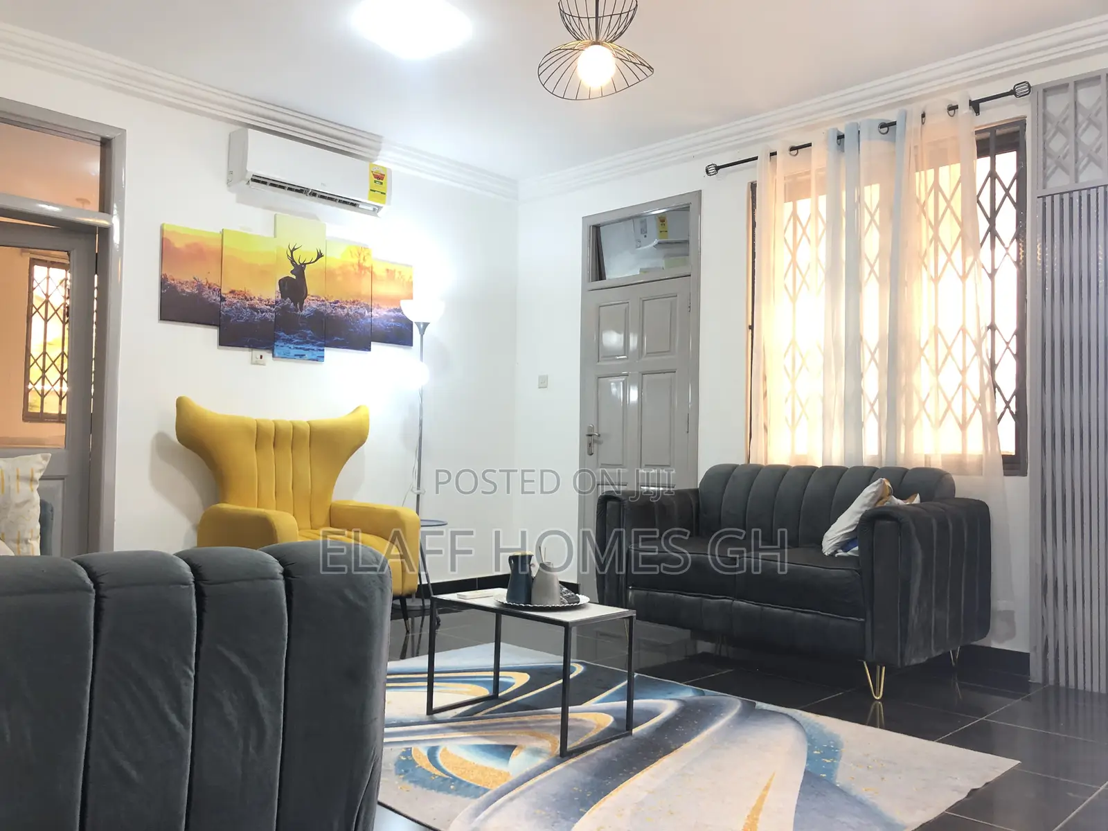 Furnished 2bdrm Apartment in Elaffhomesgh, Adjiriganor for rent