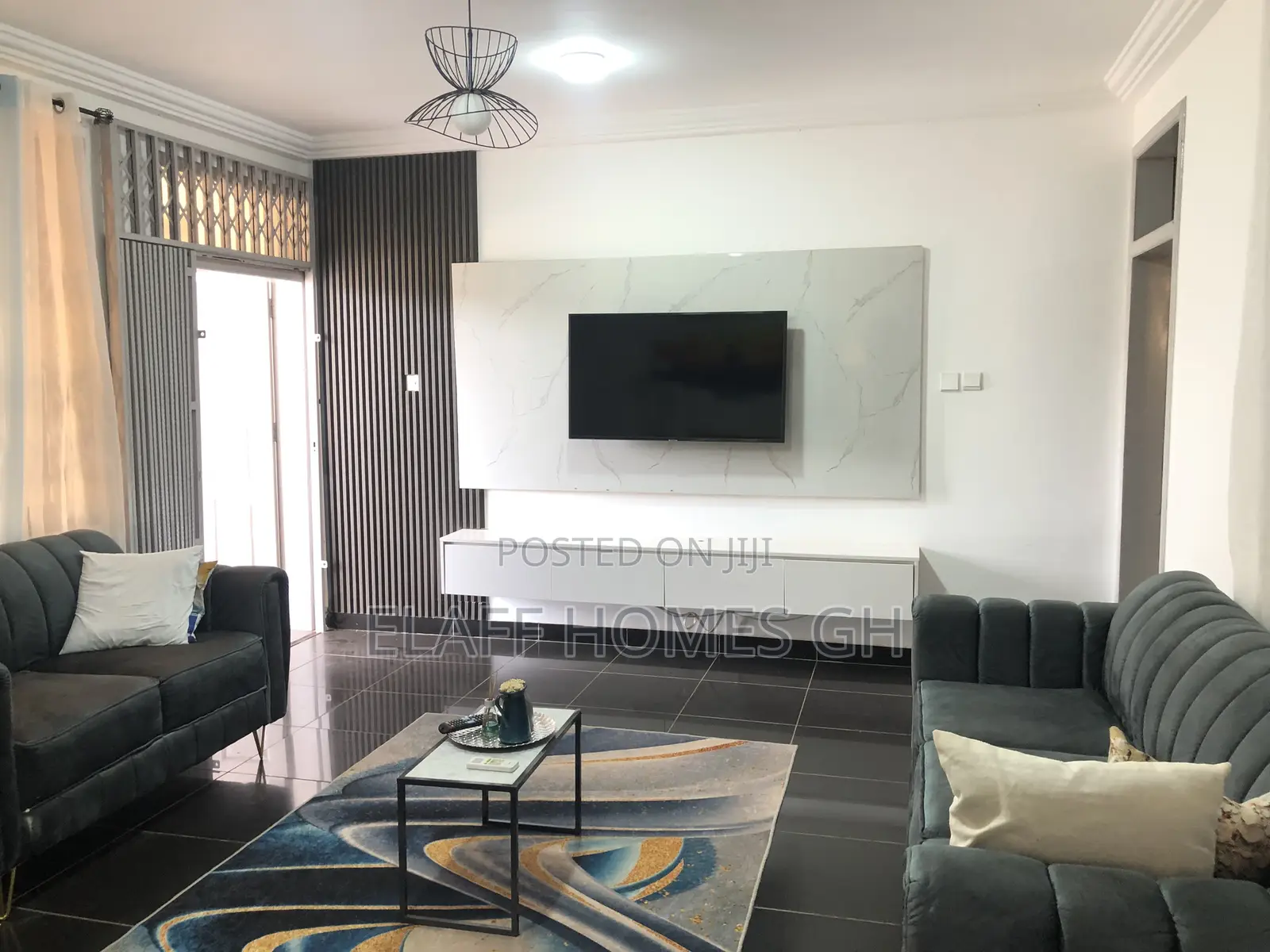 Furnished 2bdrm Apartment in Elaffhomesgh, Adjiriganor for rent