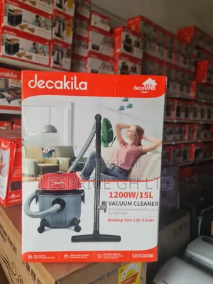 Clean Tough Mess Easily: Decakila 15l Vacuum Cleaner
