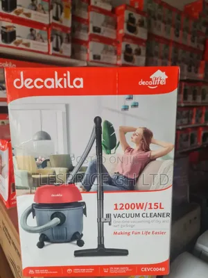 Smooth Cleaning With Decakila 15l Vacuum Cleaner