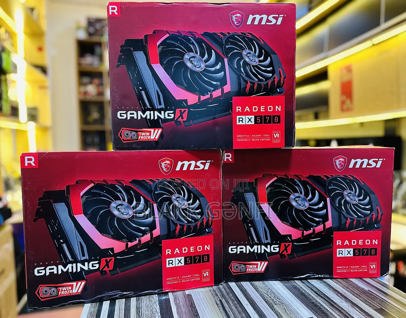 Msi Gaming X Rx 570 4gb RGB Cards [Original]
