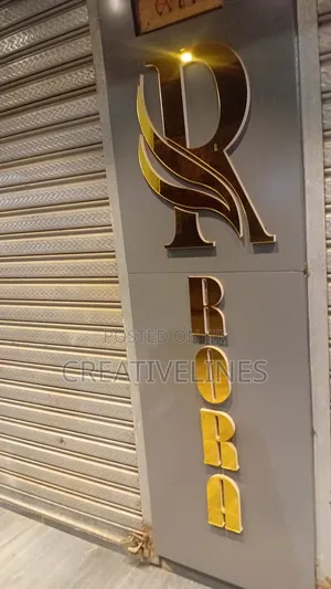 Golden Alphabet Signages