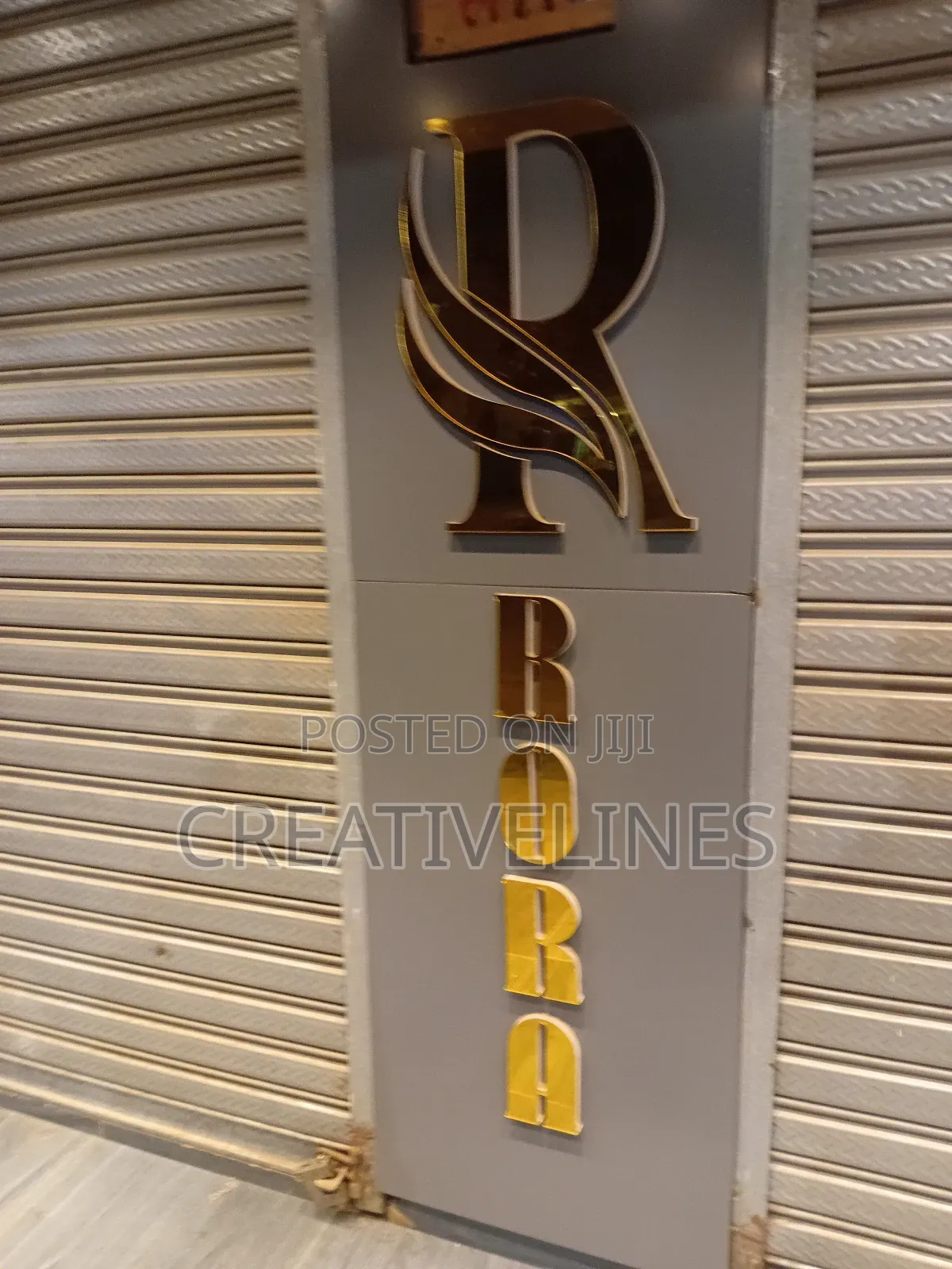 Golden Alphabet Signages