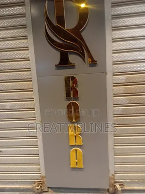 Golden Alphabet Signages