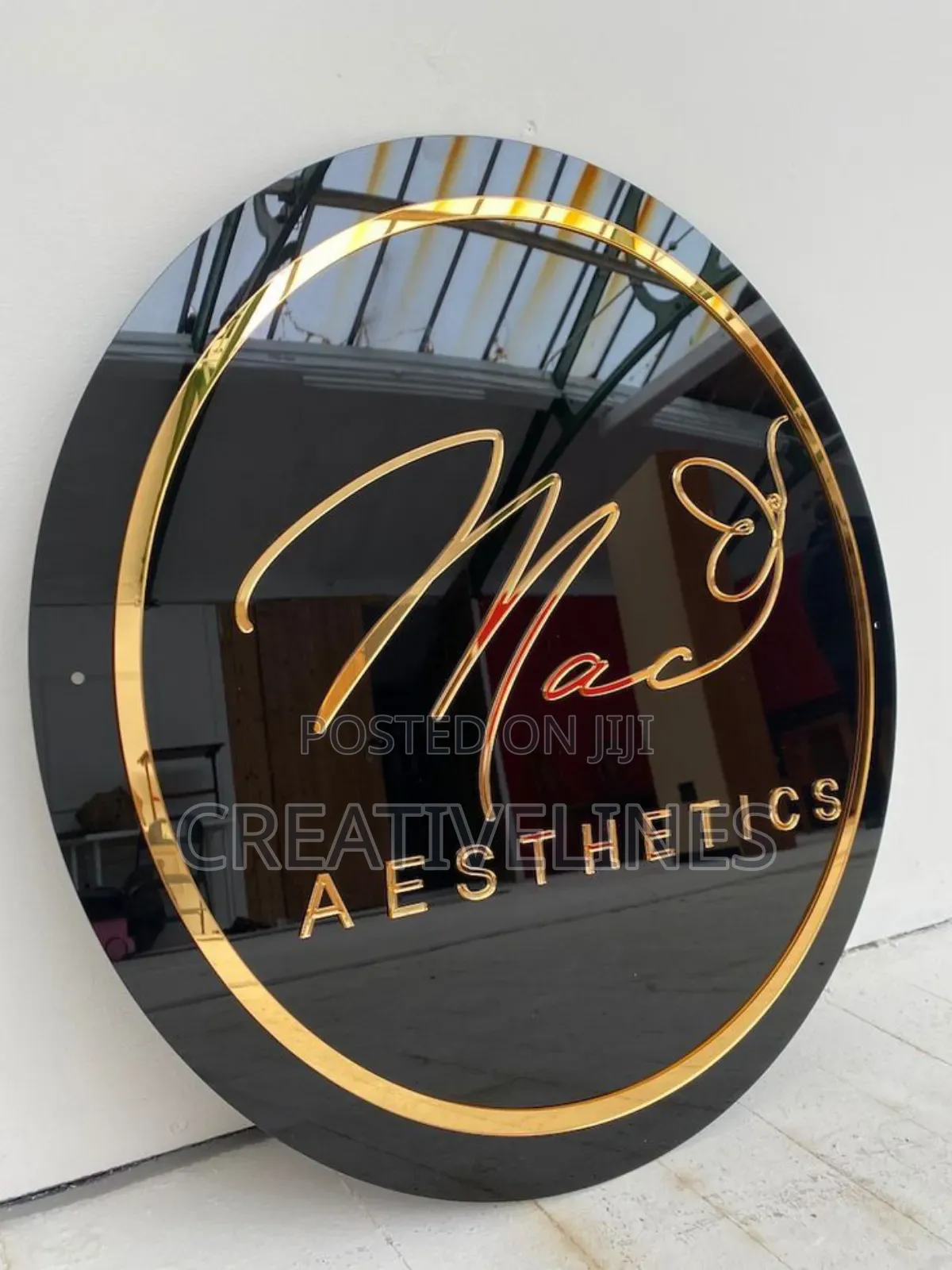 Luxury Round Signage