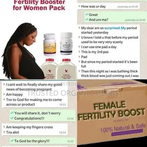 Female Fertility Boost Pack- Get Pregnant Now