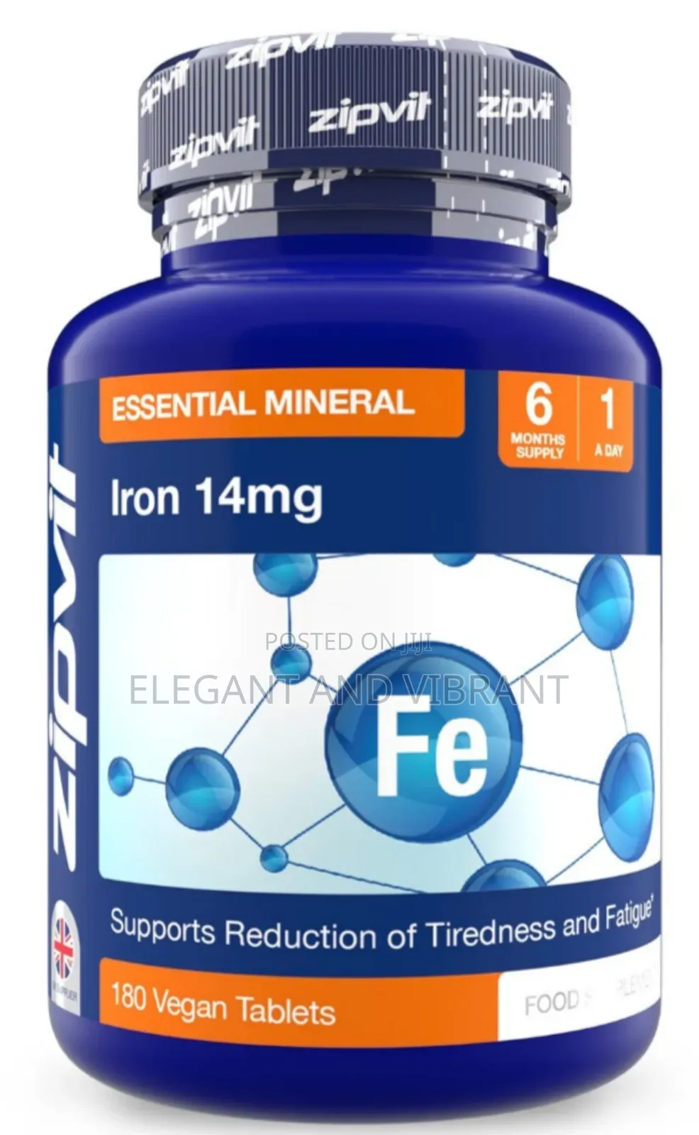 Iron 14mg - High Strength Energy,Tiredness Fatiguetablets