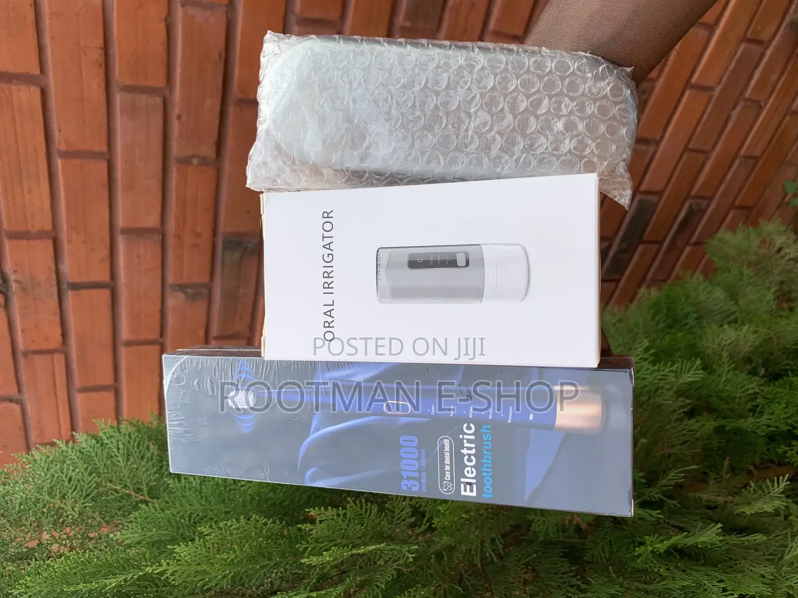 Electric Toothbrush, Water Flosser and Tongue Scraper Combo