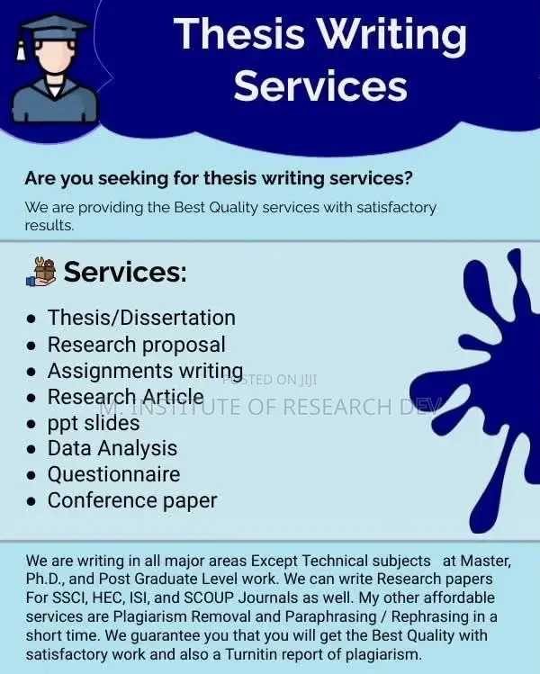 Thesis and Data Analysis