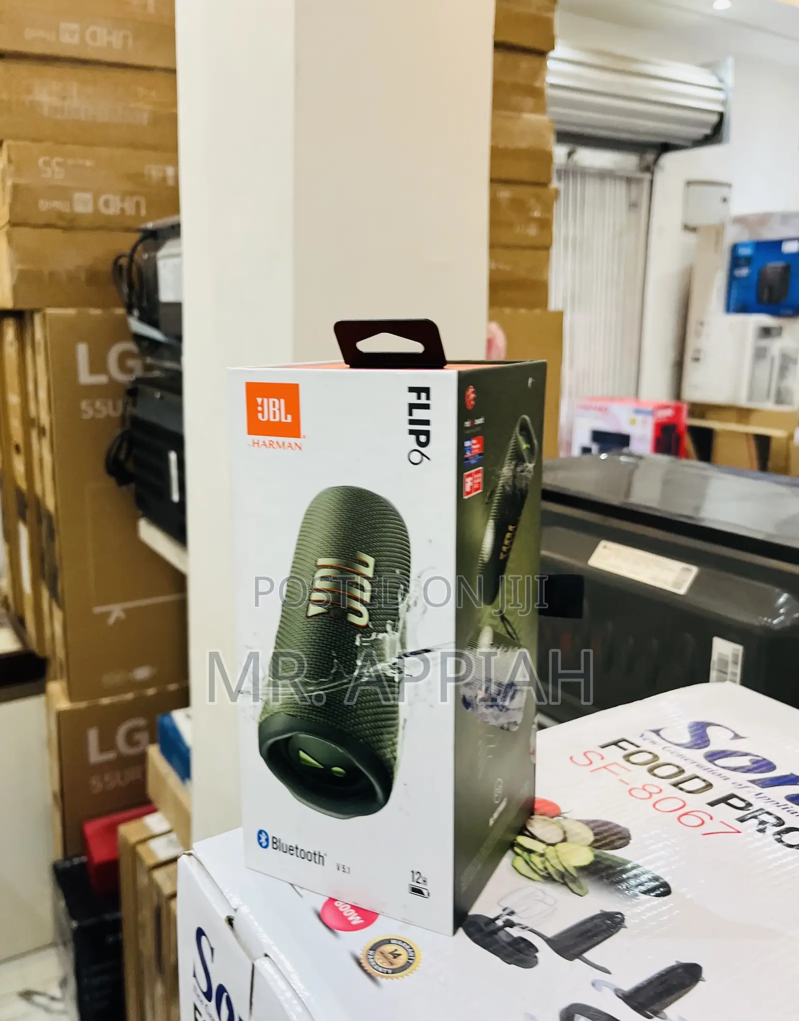 Check Out Original JBL Flip 6 Bluetooth Speaker,Green.