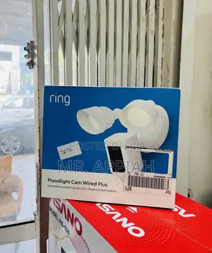 Get Ring Floodlight Cam Wired Plus 1080p Hd Video(White)