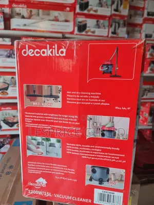 Decakila 15l Vacuum Cleaner - Ultimate Cleaning