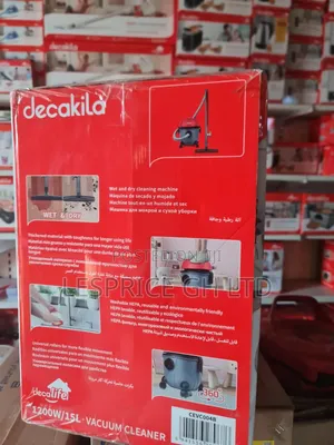 Handle Messy Spaces With Decakila 15l Vacuum Cleaner