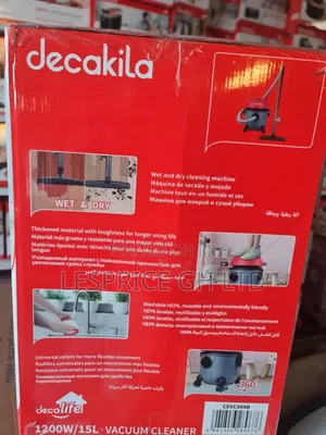 Solid Decakila 1200w 15l Vacuum Cleaner