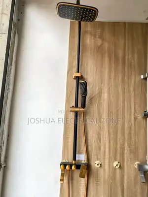 Shower Set – 4-in-1 Design Luxury Black Gold Rain
