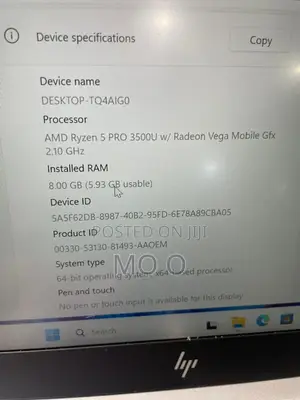 Laptop HP EliteBook 745 G6 16GB AMD Ryzen 5 SSD 256GB