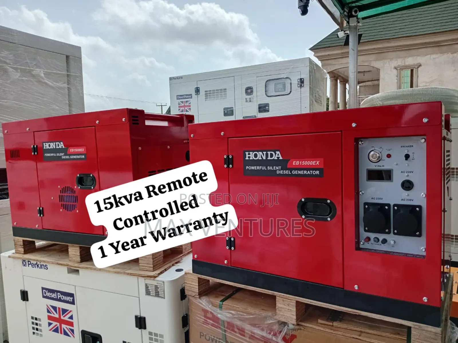 15kva Diesel Powered Honda Generator Free Remote Control
