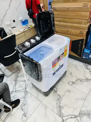 Semi Automatic Washing Machine 10kg Topload Pearl White