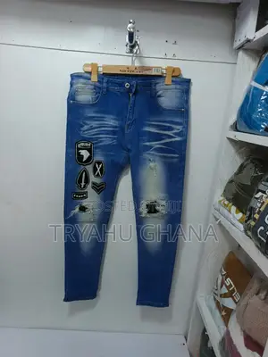 Experience The Best Of Men's Faded Denim Blue Jeans