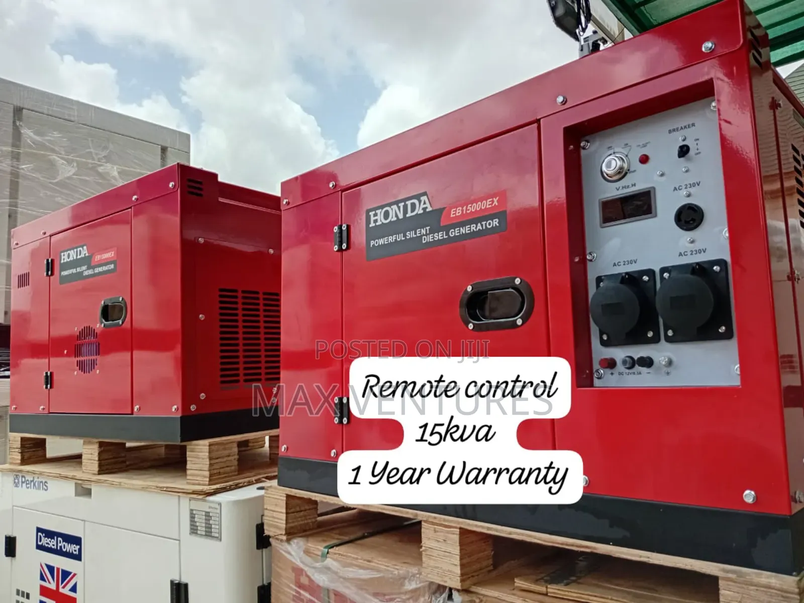 Honda 15kva Prime Design Power Supply + Remote Control