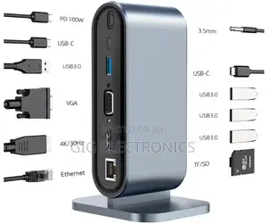 Type C Hub 12in1 Docking Station