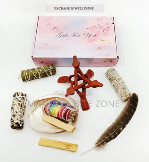 White Sage Kits With Palo Santo, Abalone and Stand