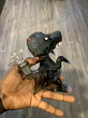 Colorful Dinosaur Style Glass Bong Pipes Kit