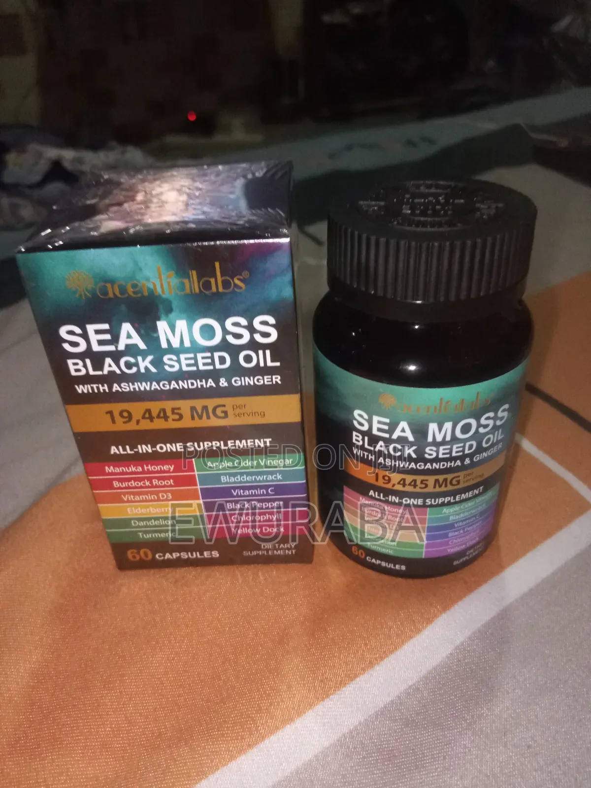 Sea Moss 19445 Mg Capsules With Free Delivery