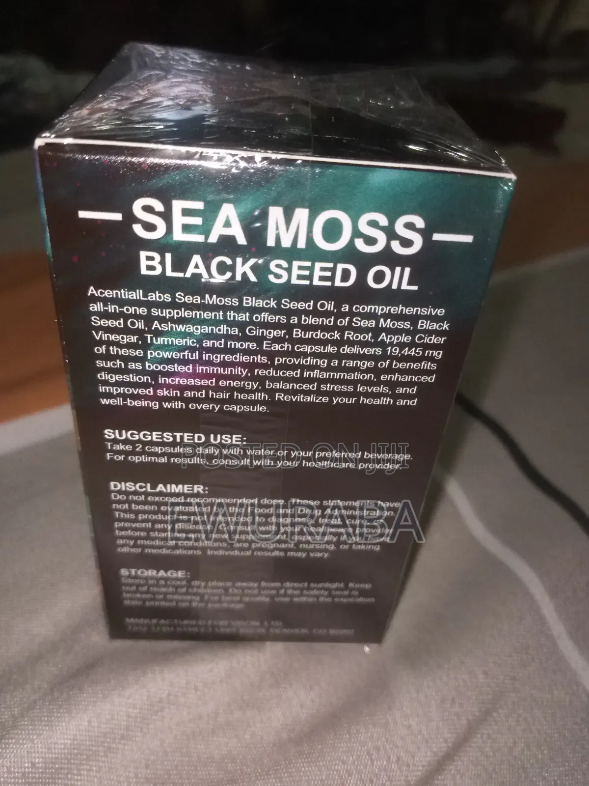 Sea Moss 19445 Mg Capsules With Free Delivery