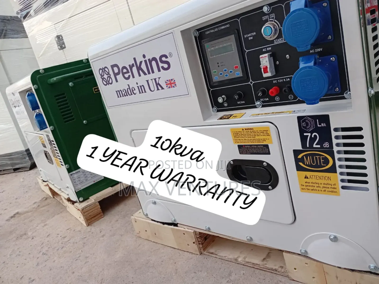 Perkins 10kva Brand New Silent Residential Water Resistant