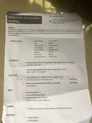 Sales Telemarketing Cv