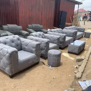 Gray Fabric Sofa Set Made to Last