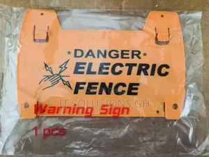 Electric Fence Warning Sign