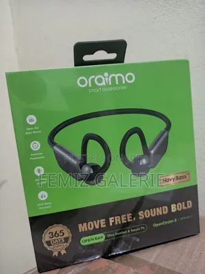 Oraimo Opencirclet 2 Ipx5 Steps Tracking Open-Ear Headphones