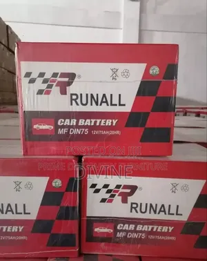 Runall Car Battery 75ah