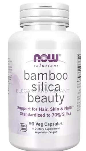 Now Solutions Bamboo Silica Beauty, 90 Veg Capsules
