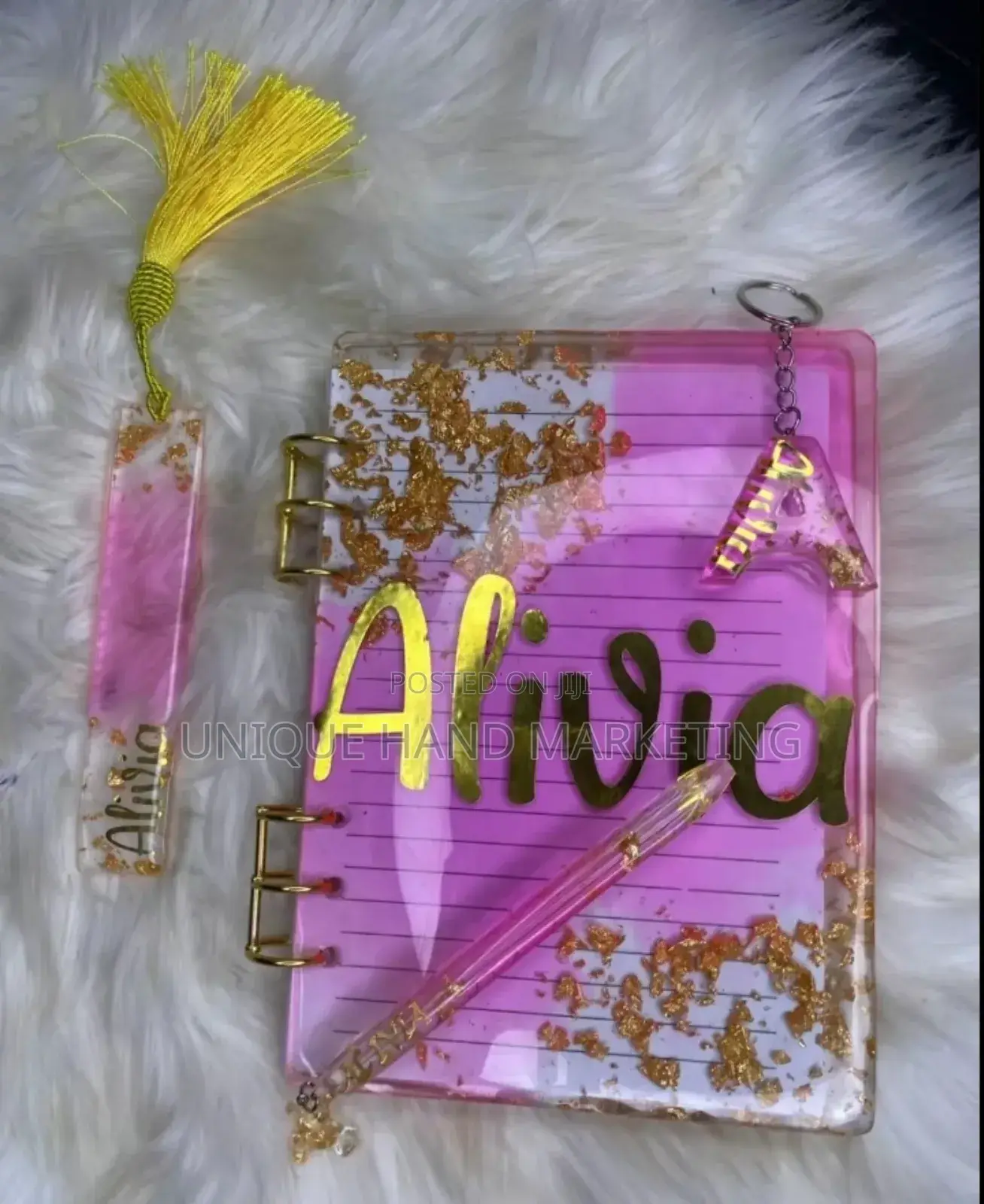 Resin Notebook Gift Set