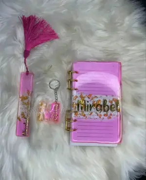 Resin Notebook Gift Set
