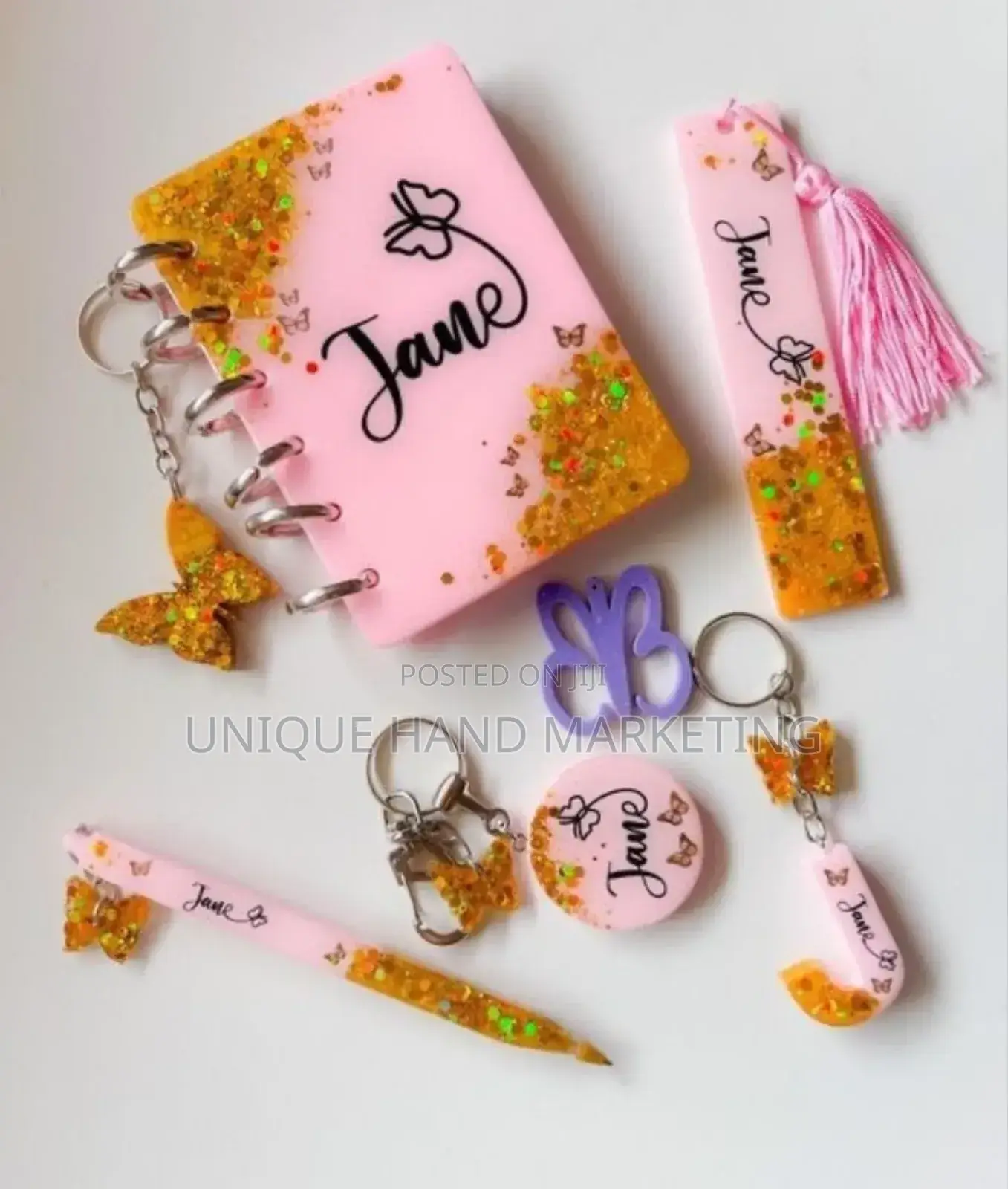 Resin Notebook Gift Set