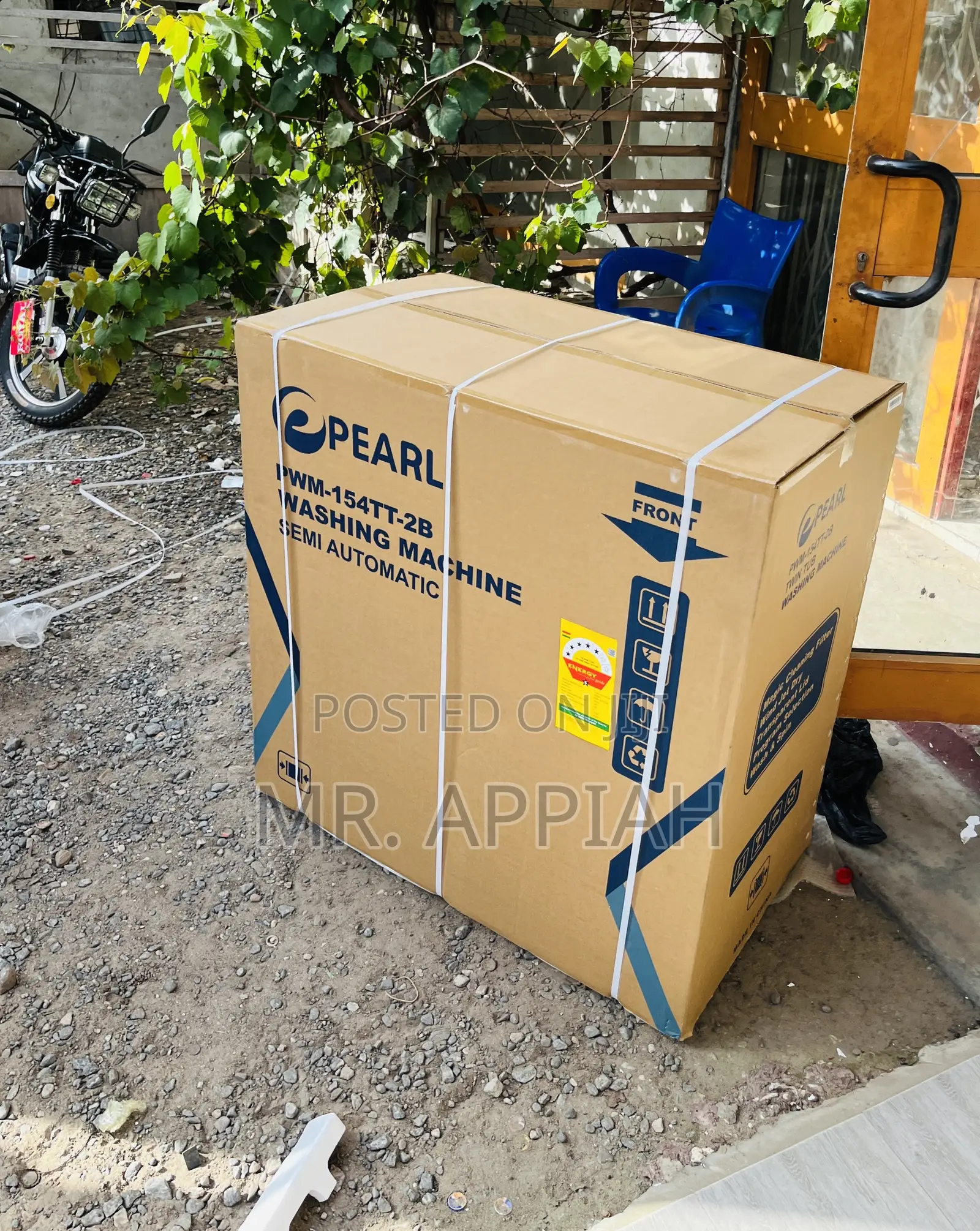Well Built Pearl 15kg Spin Dry Top Load Washing Machine.