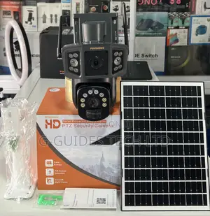 Hd 4g Solar PTZ Dual-Lens Camera V380