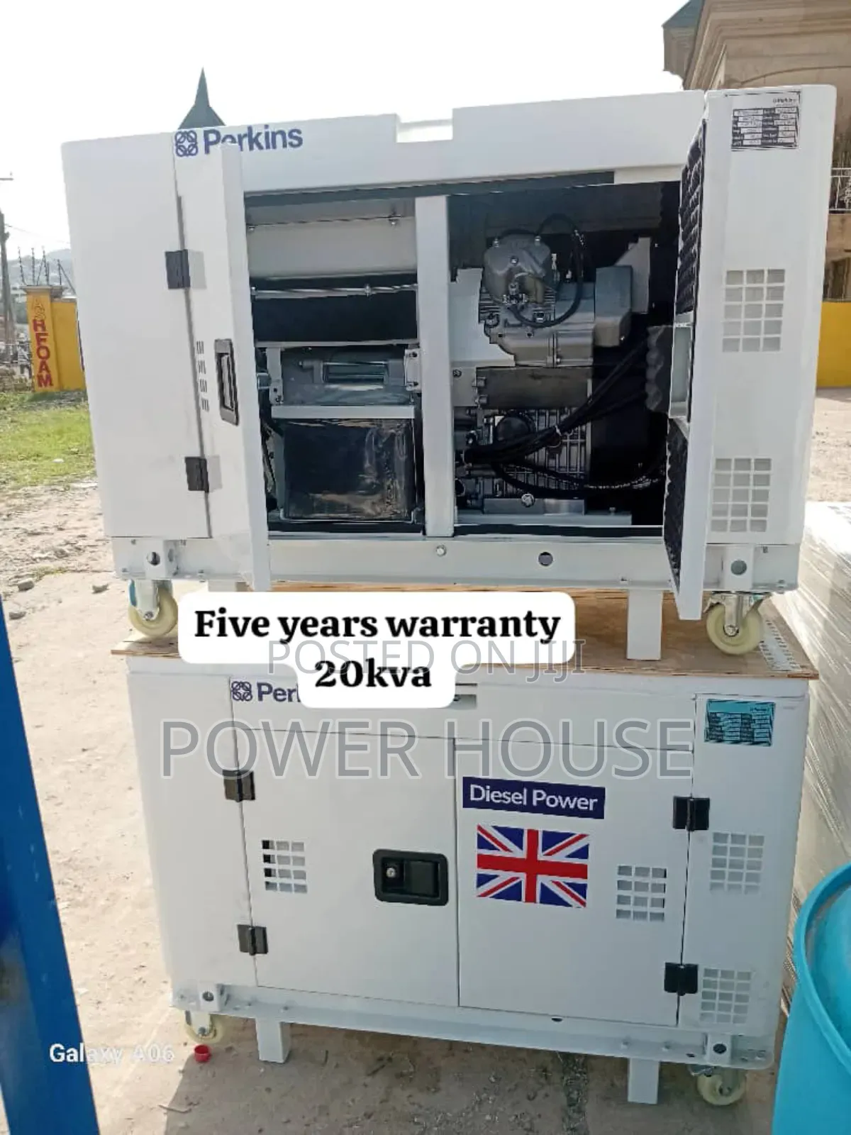 Rugged and Durable Construction 20kva Perkins Diesel