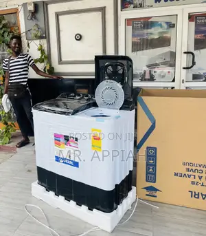Convenient Pearl Semi-Auto Electric Washing Machine(White).