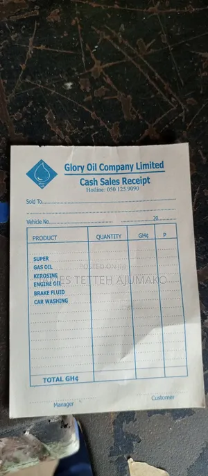 Notepad, Calendar, Receipt And Invoices